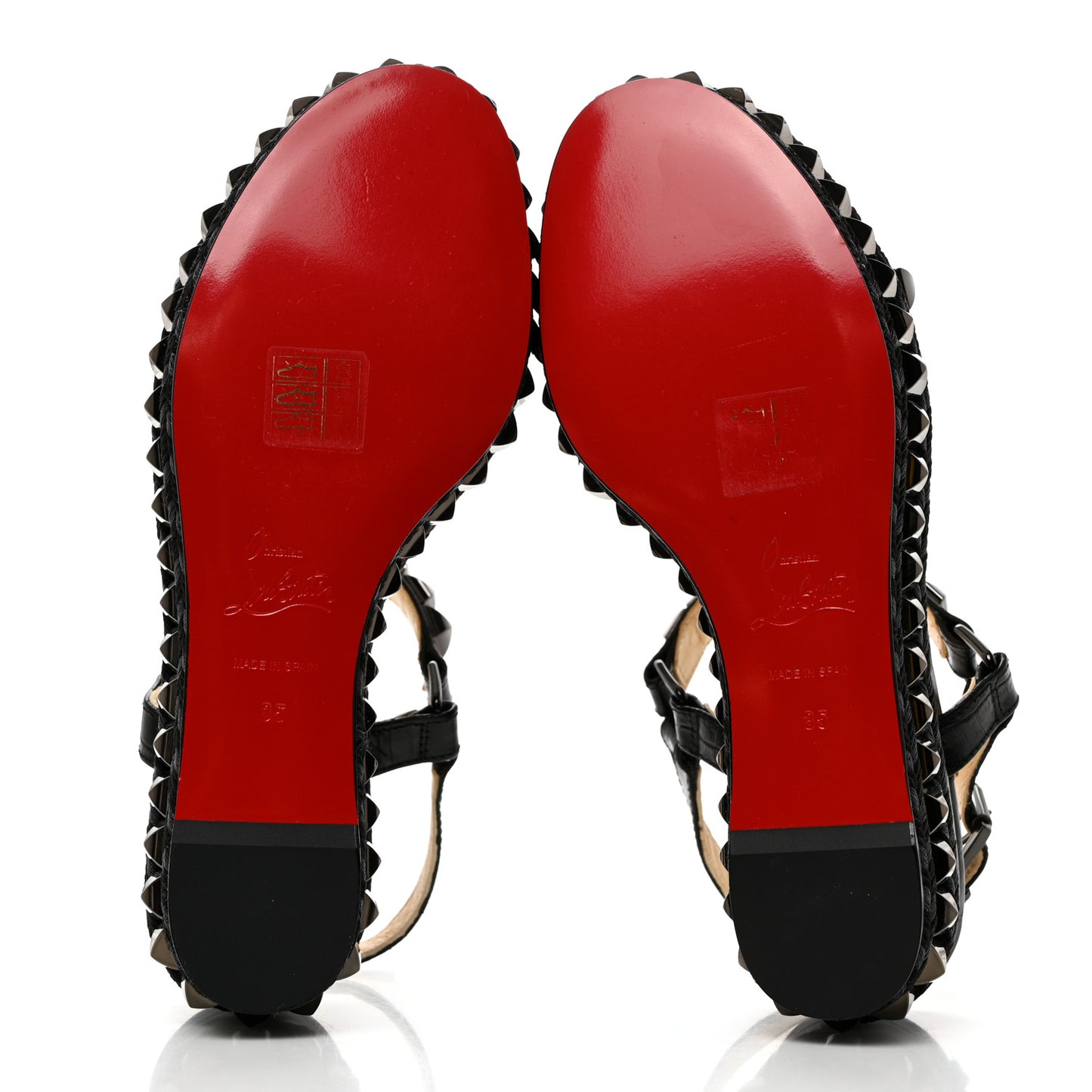 Alligator Rope Cataclou 60 Platform Sandals 35 Black