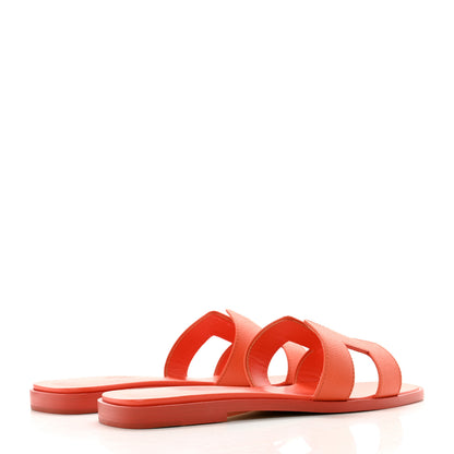 Hermes Epsom Oran Sandals 36 Orange Poppy 4 of 9