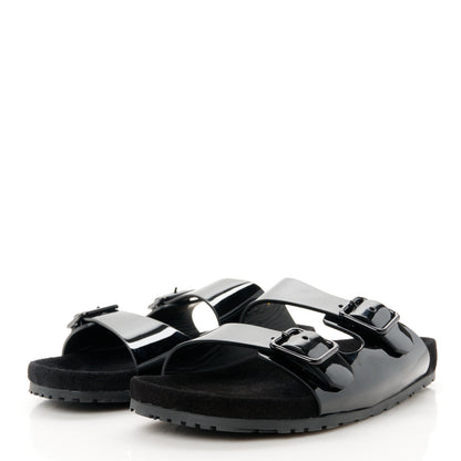 Saint Laurent Vernie Grumpy Jimmy Cross Slides 39.5 Black 3 of 9