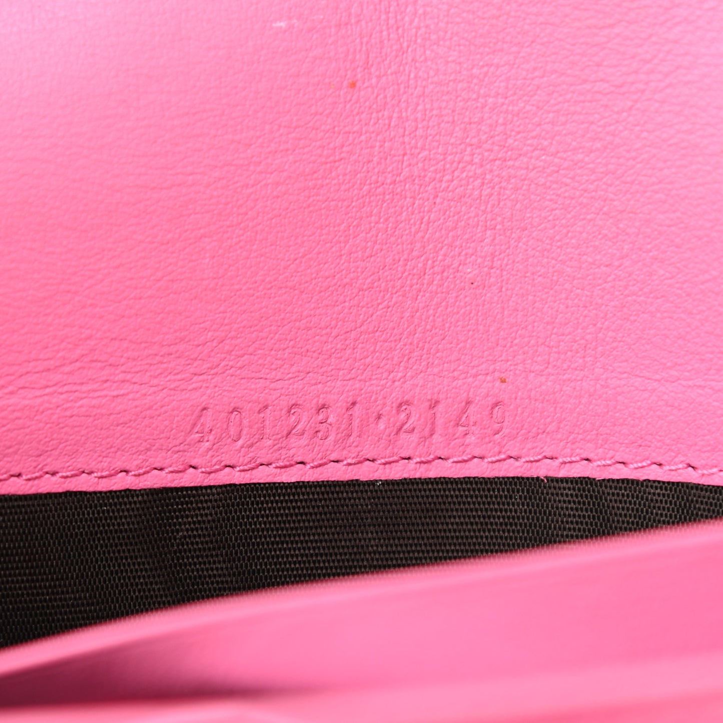 GG Supreme Monogram Mini Dionysus Chain Wallet Beige Pink