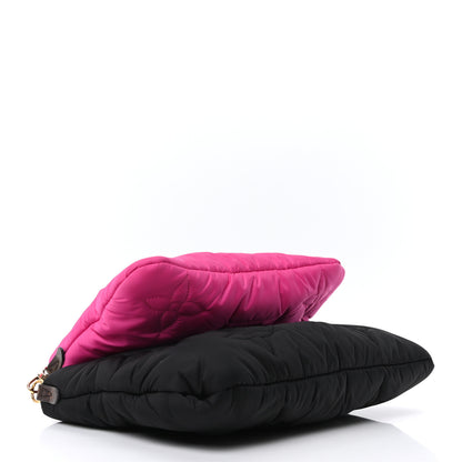 Louis Vuitton Econyl Monogram Pillow Maxi Multi Pochette Accessories Black Fuchsia 4 of 10
