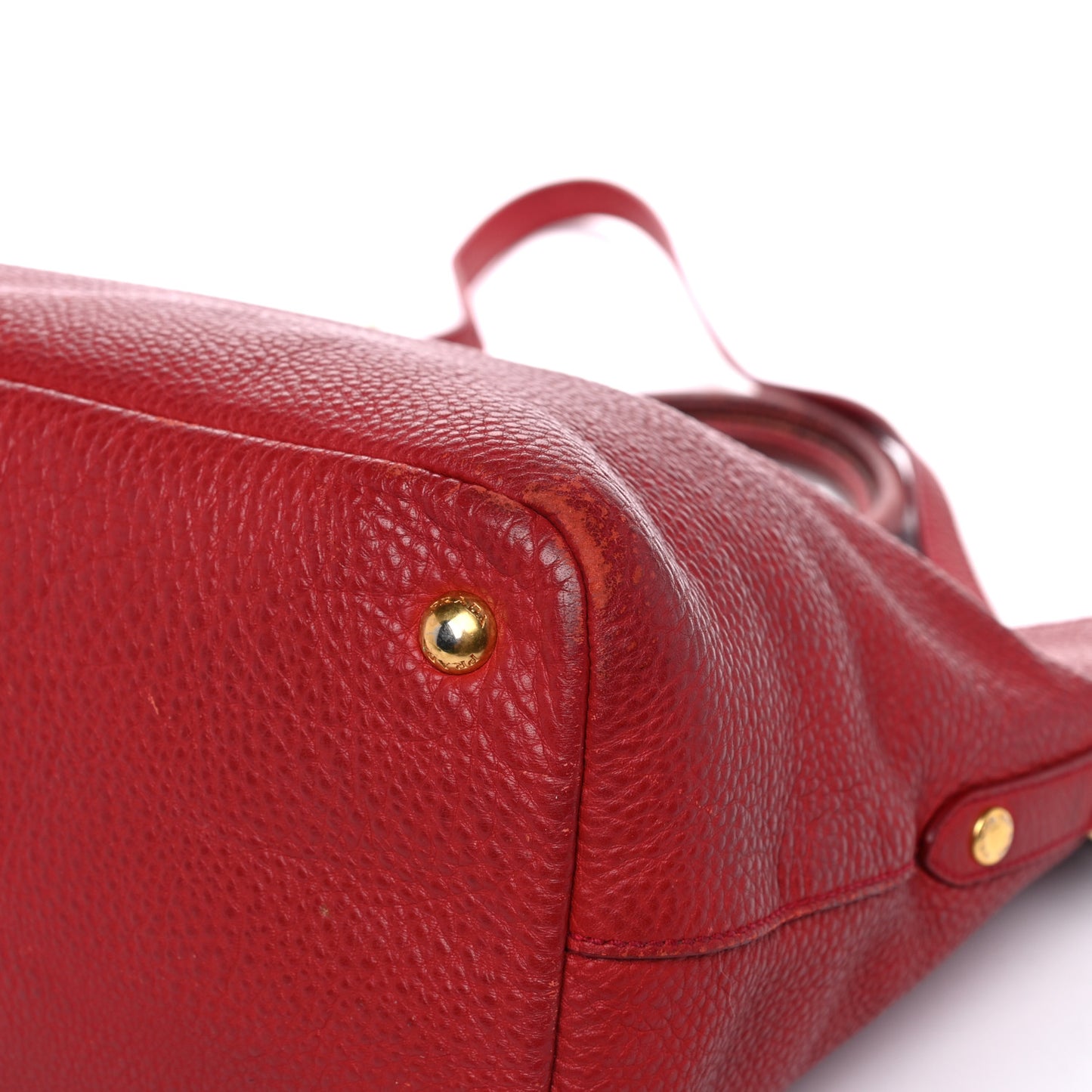 Vitello Daino Tote Rosso