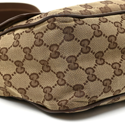 Gucci Monogram Flap Pocket Messenger Bag Beige Dark Brown 4 of 31