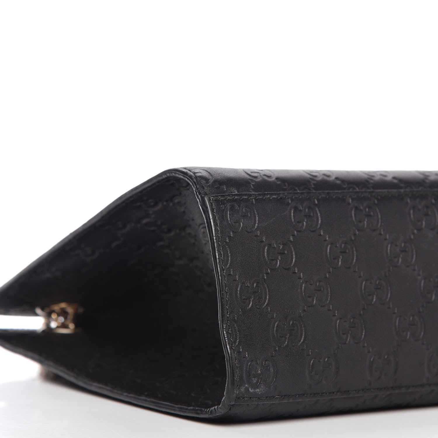 Gucci Guccissima Large Emily Chain Shoulder Bag Black 6 of 10