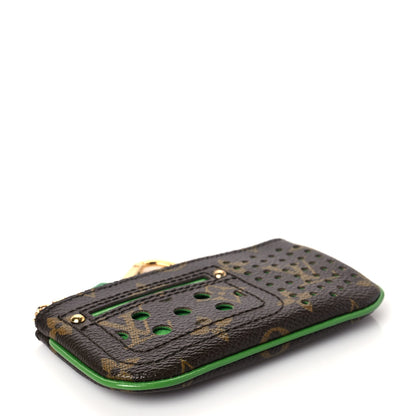 Louis Vuitton Monogram Perforated Key Pouch Green 6 of 8