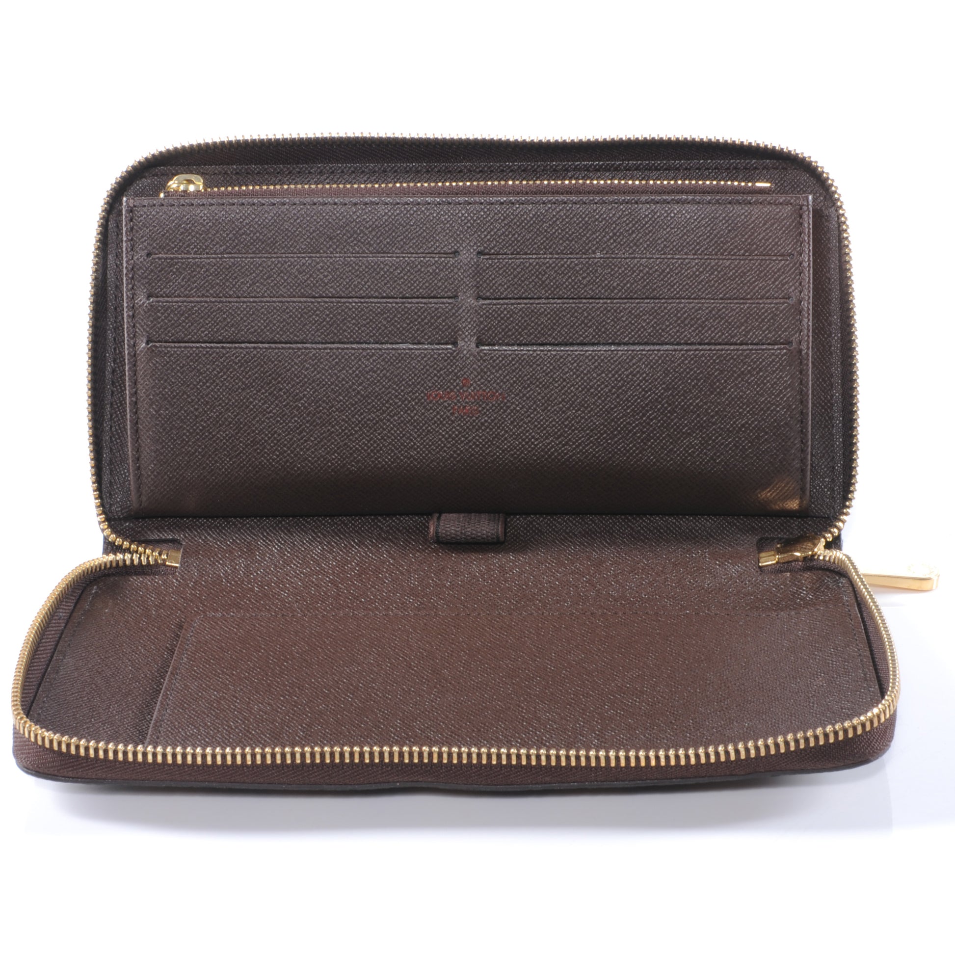 Louis Vuitton Damier Ebene Zippy Organizer Wallet 4 of 7