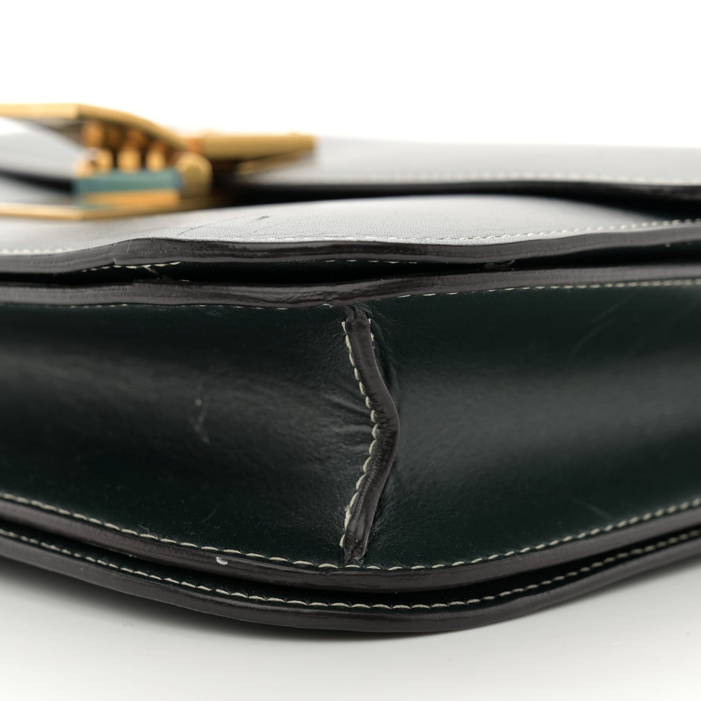 Box Calfskin Medium Classic Box Flap Bag Classic Green