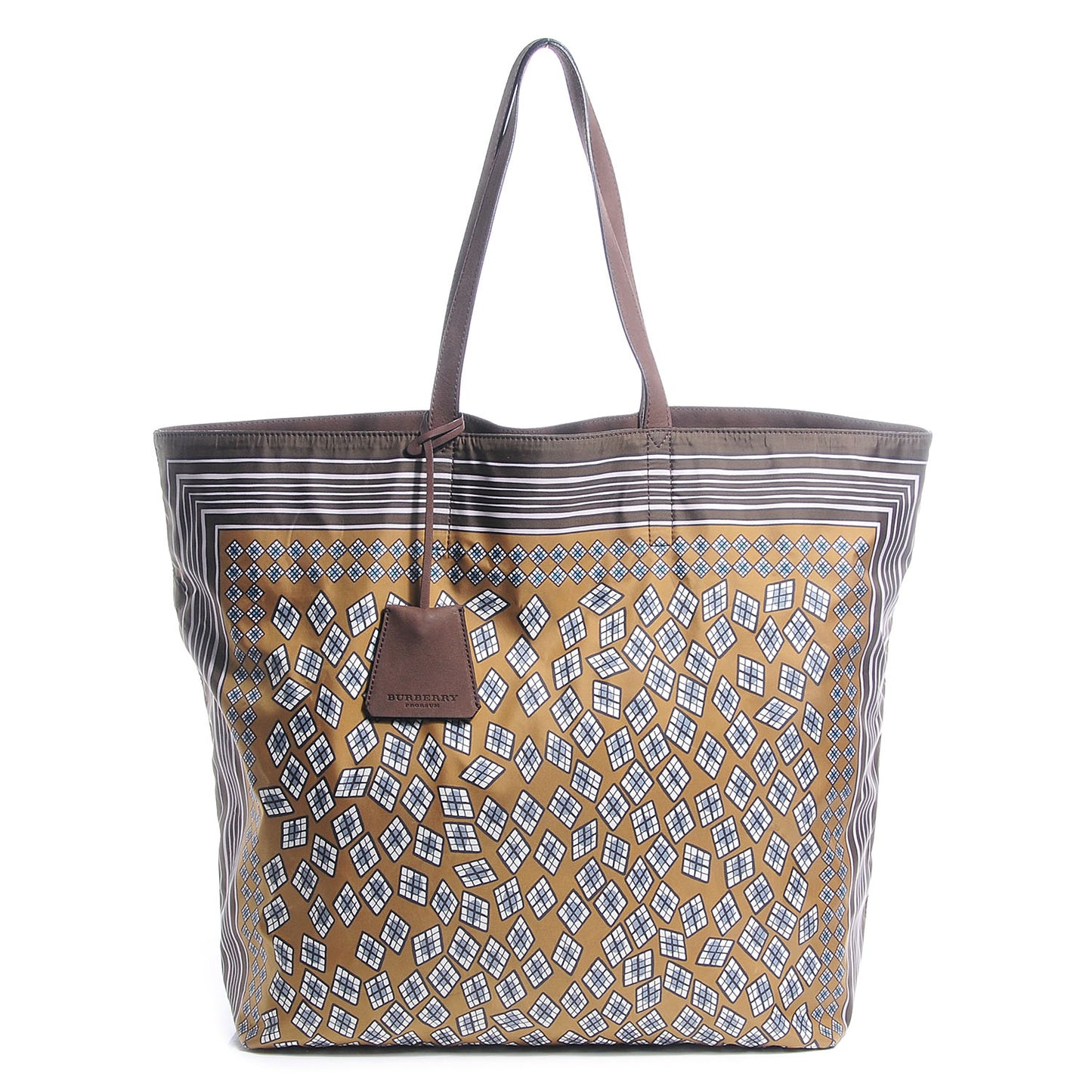 Mens Prorsum Printed Tote Green