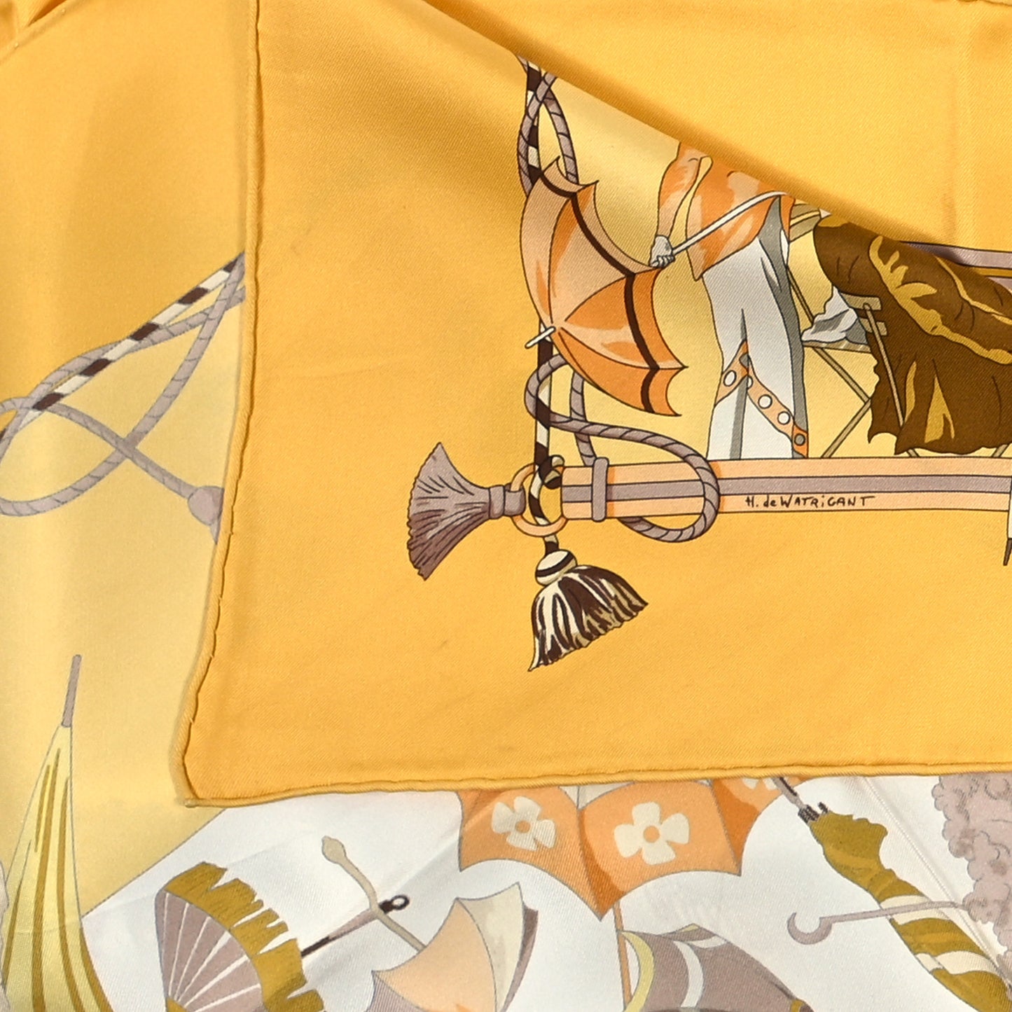 Silk Umbrellas Et Parapluies Scarf 90