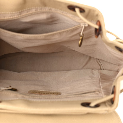 Chanel Caviar Tortoise CC Backpack Beige 4 of 13