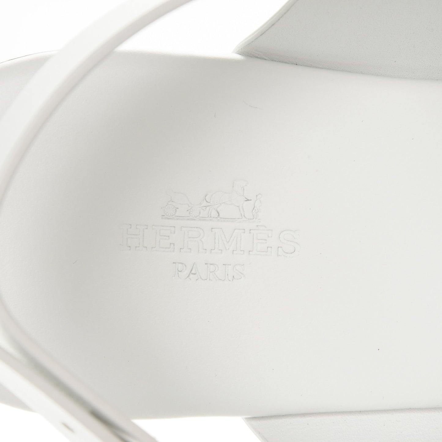Calfskin Kola Sandals 37 White