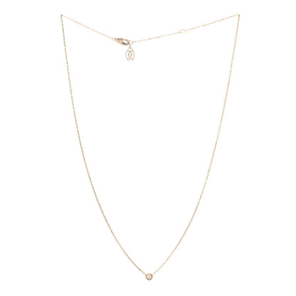 Cartier 18K Yellow Gold Diamond XS D'Amour Pendant Necklace 3 of 10