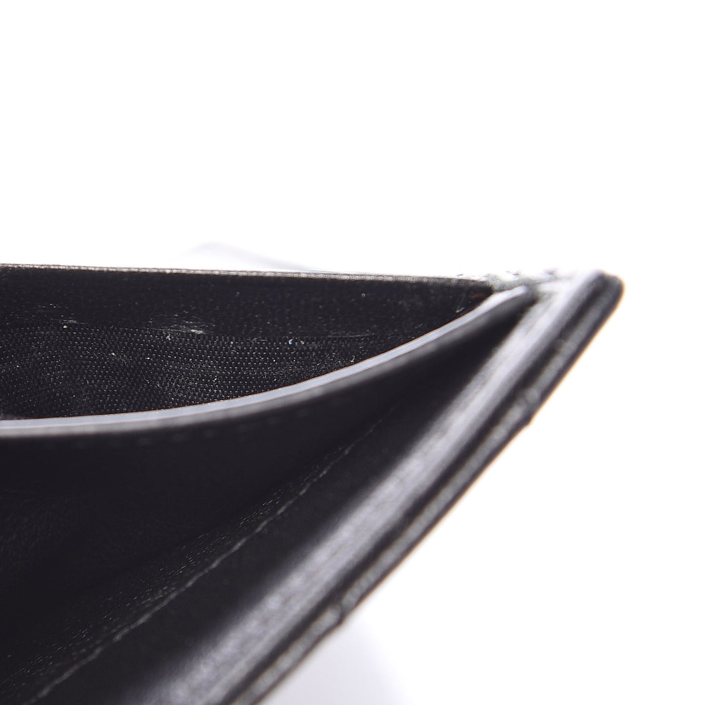 Lambskin Y Quilted Monogram Compact Loulou Wallet Black