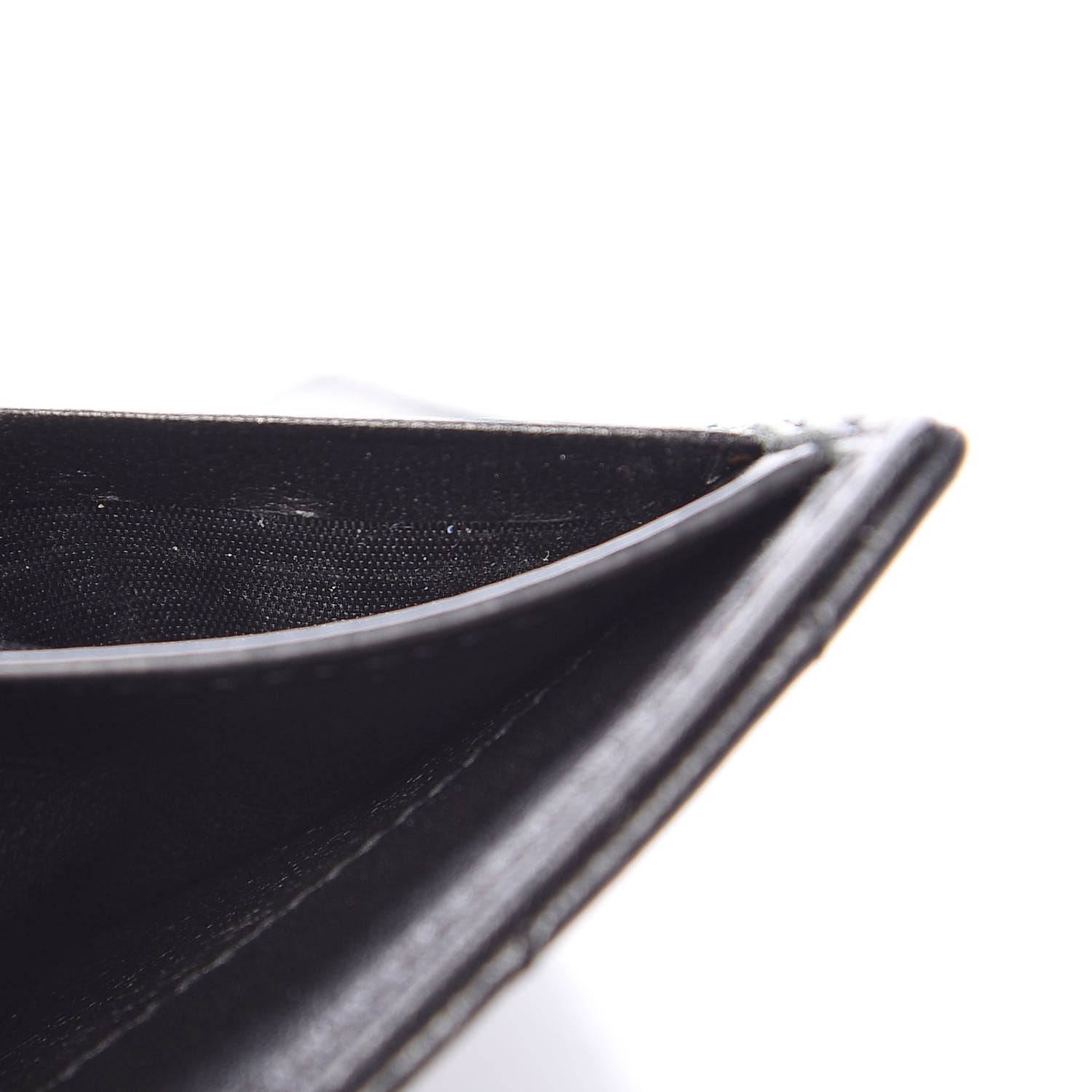 Saint Laurent Lambskin Y Quilted Monogram Compact Loulou Wallet Black 8 of 10