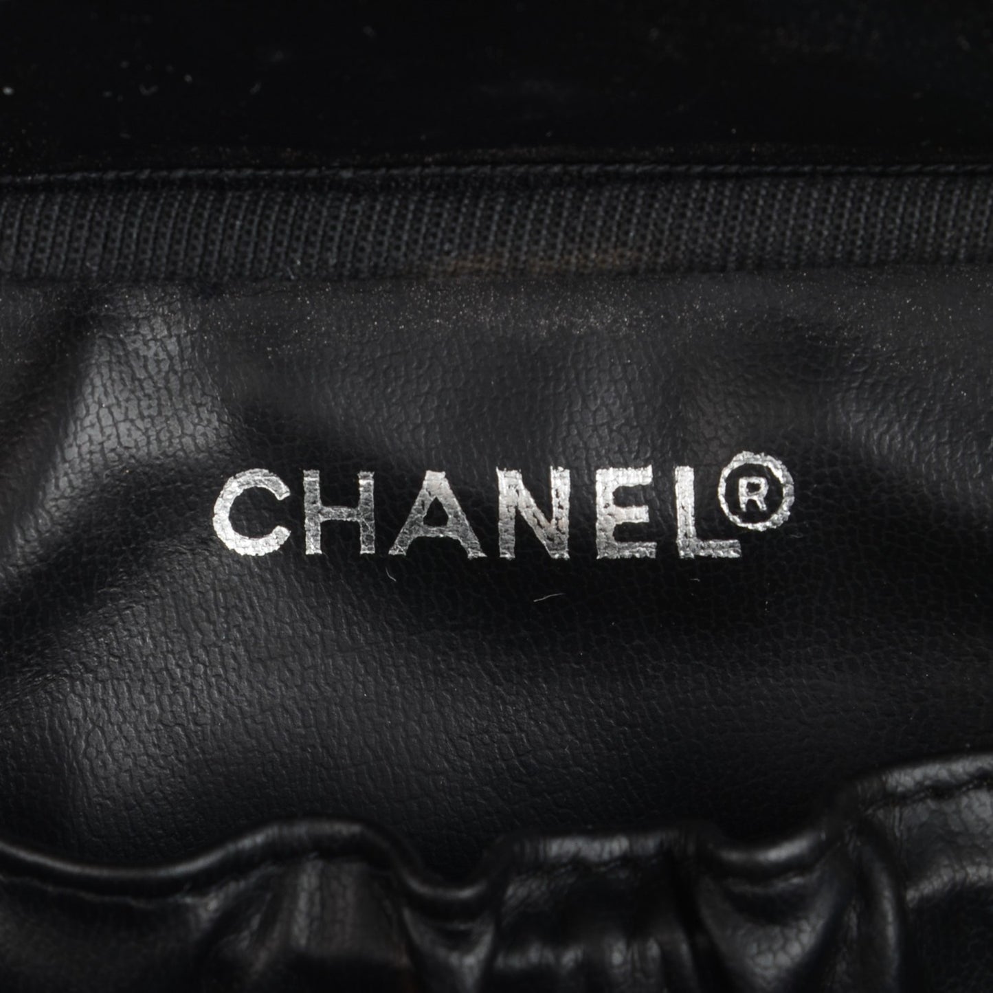 Calfskin Vanity Cosmetic Case Black