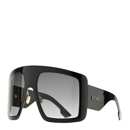 Christian Dior Acetate DiorSo Light 1 Shield Sunglasses Black 1 of 9