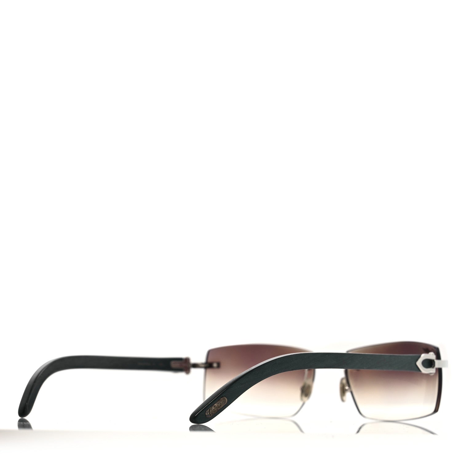 Cartier C Allongé 140 Square Sunglasses Green 3 of 8