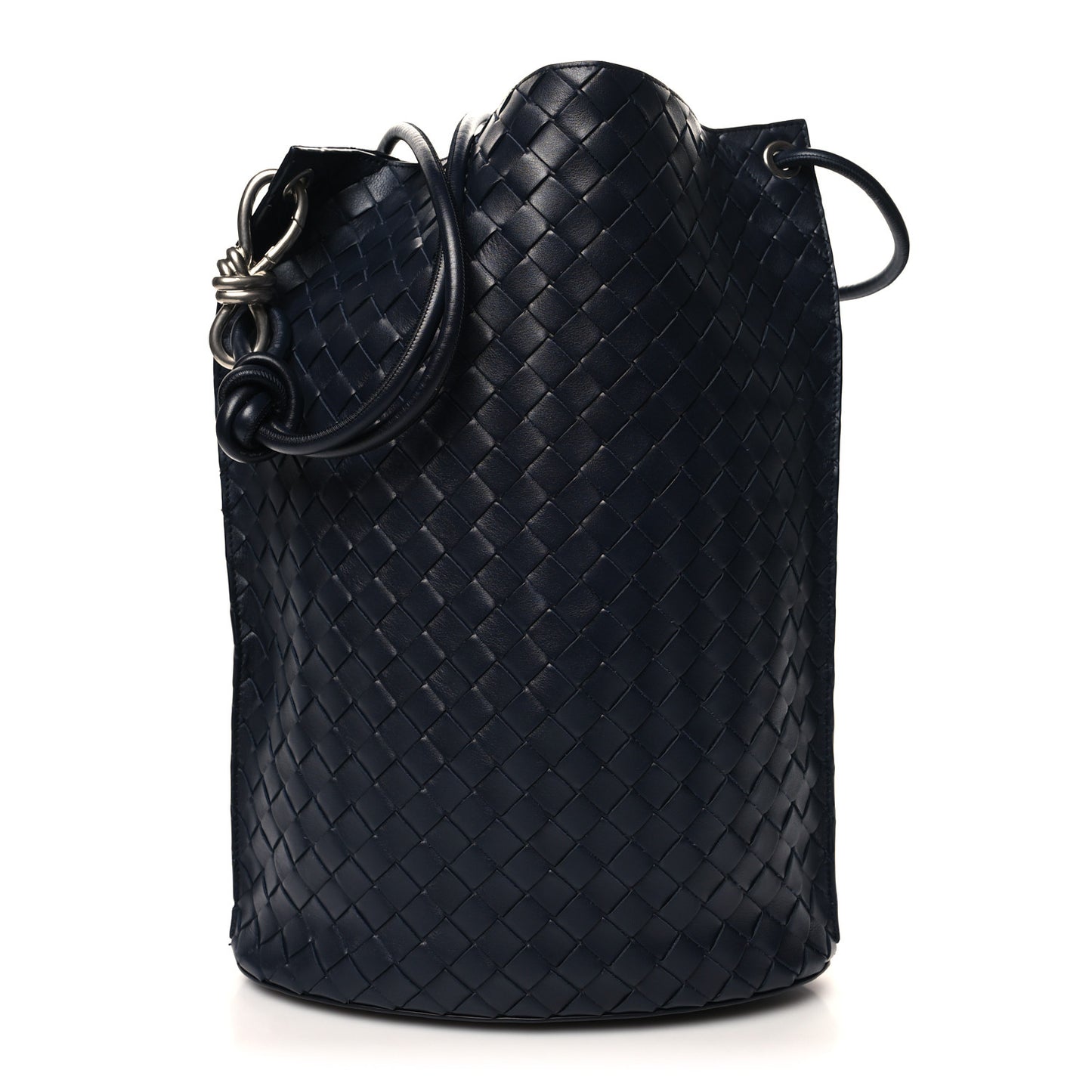 Nappa Intrecciato Medium Knot Bucket Bag Space