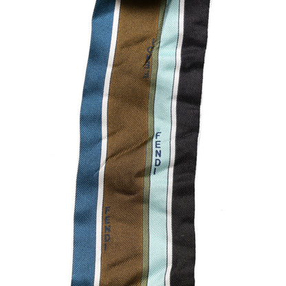 Fendi Silk Roman Statue Wrappy Scarf Mulitcolor 3 of 5