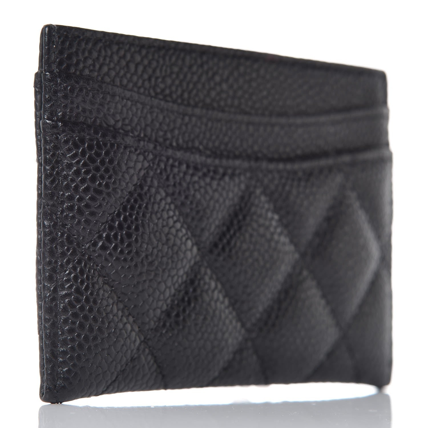 Chanel Caviar Quilted Card Holder Black 3 of 9