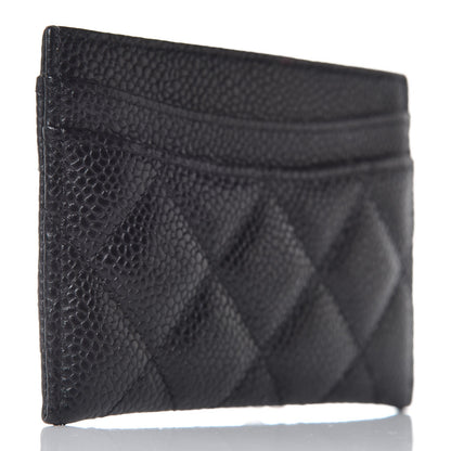 Chanel Caviar Quilted Card Holder Black 3 of 9
