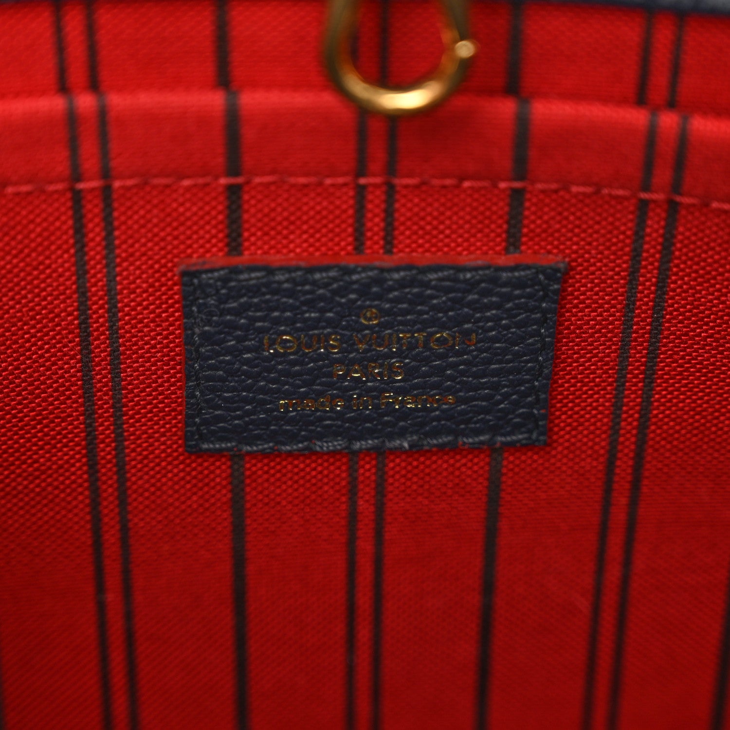 Louis Vuitton Empreinte Montaigne BB Marine Rouge 7 of 9