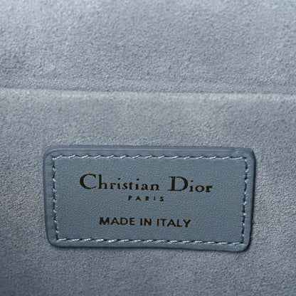 Christian Dior Lambskin Cannage Small Diortravel Vanity Case Cloud Blue 6 of 8