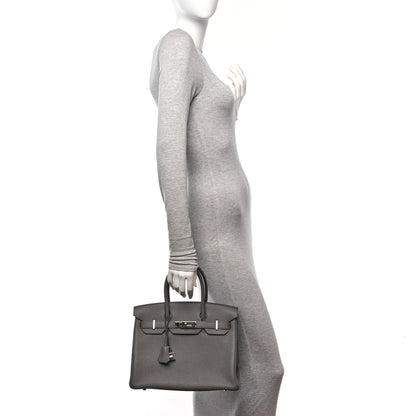 Hermes Togo Birkin 30 Etain 2 of 13