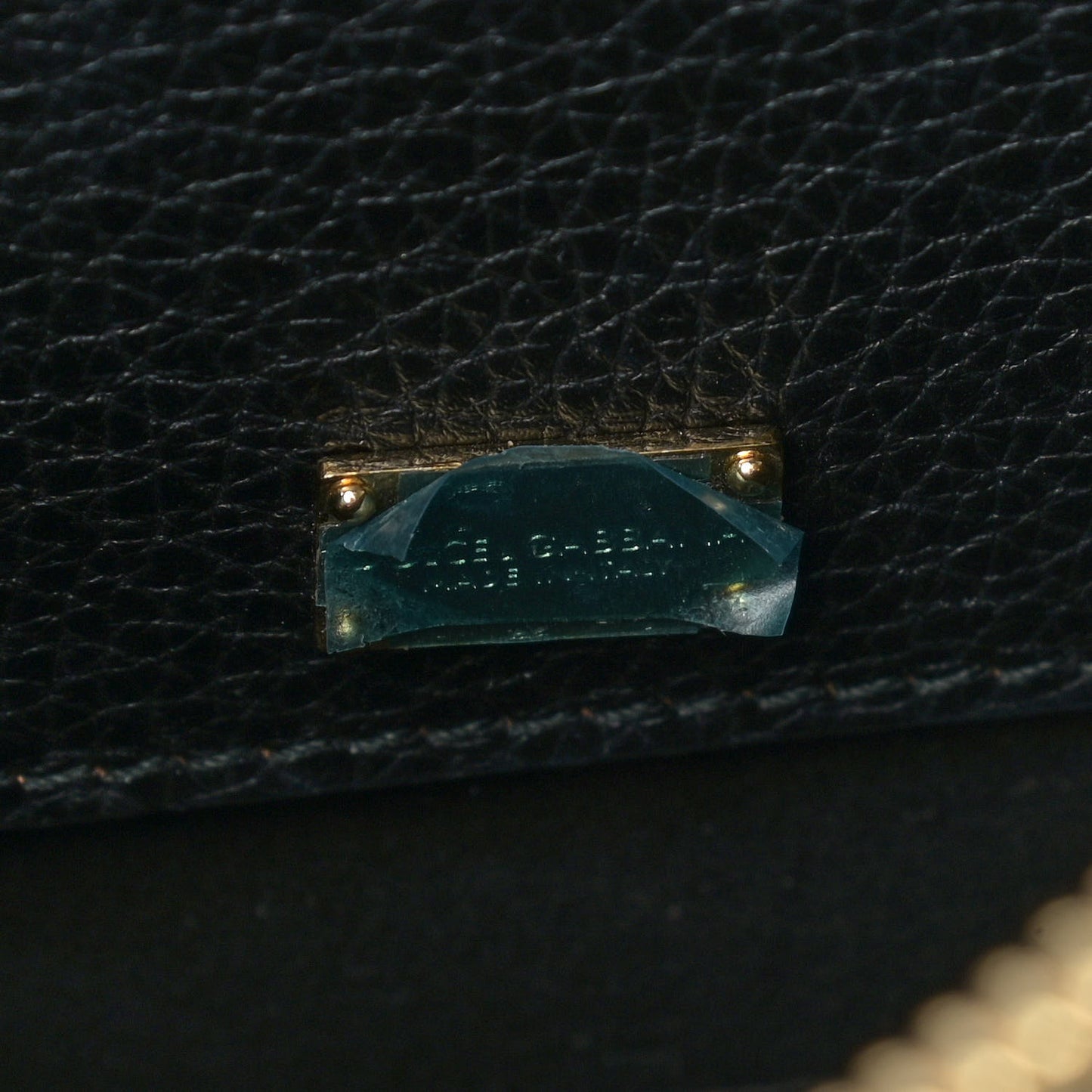 Grained Calfskin Rosalia Shoulder Bag Black