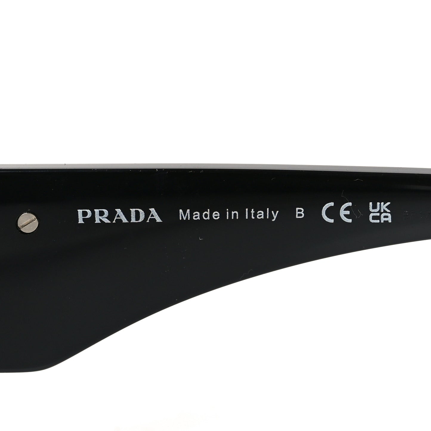 Acetate Symbole Sunglasses SPR 14Z Black