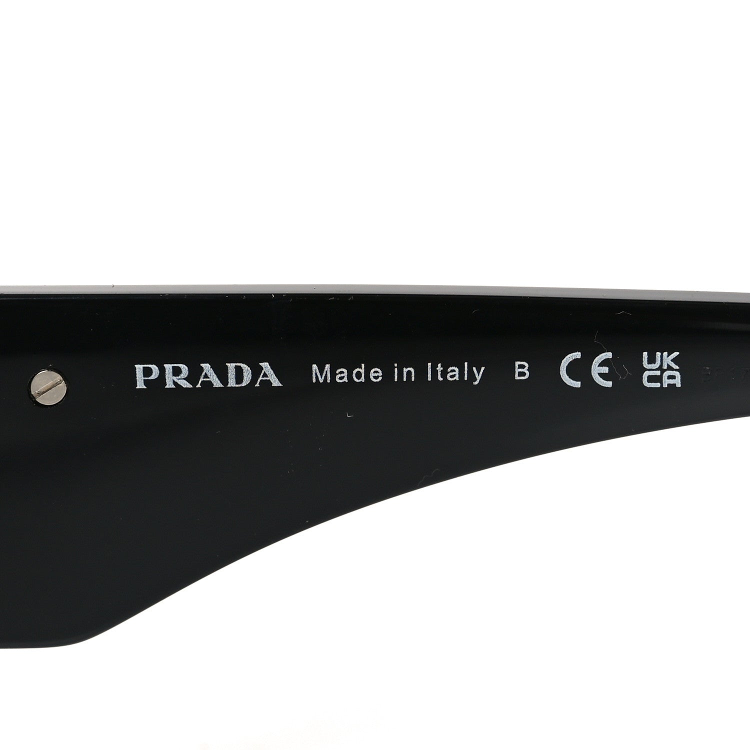 Prada Acetate Symbole Sunglasses SPR 14Z Black 5 of 6