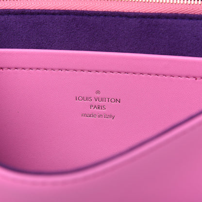 Louis Vuitton Lambskin Embossed Monogram Vuittamins Pochette Coussin Rose Violet 8 of 10
