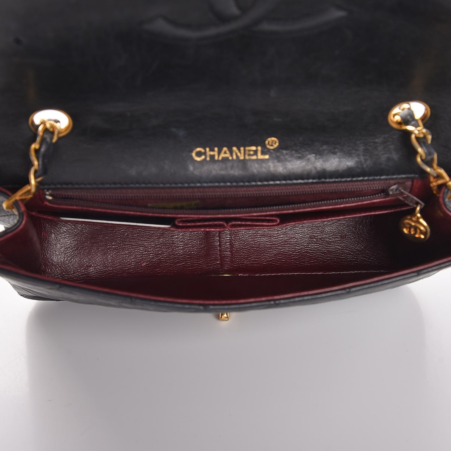 Chanel Lambskin Quilted Small Single Flap Black 5 of 8