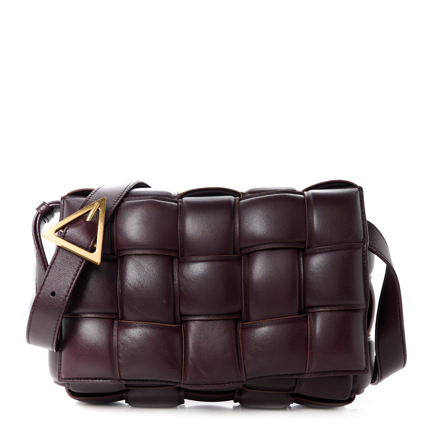 Bottega Veneta Nappa Maxi Intreccio Padded Cassette Crossbody Bag Grape 1 of 16