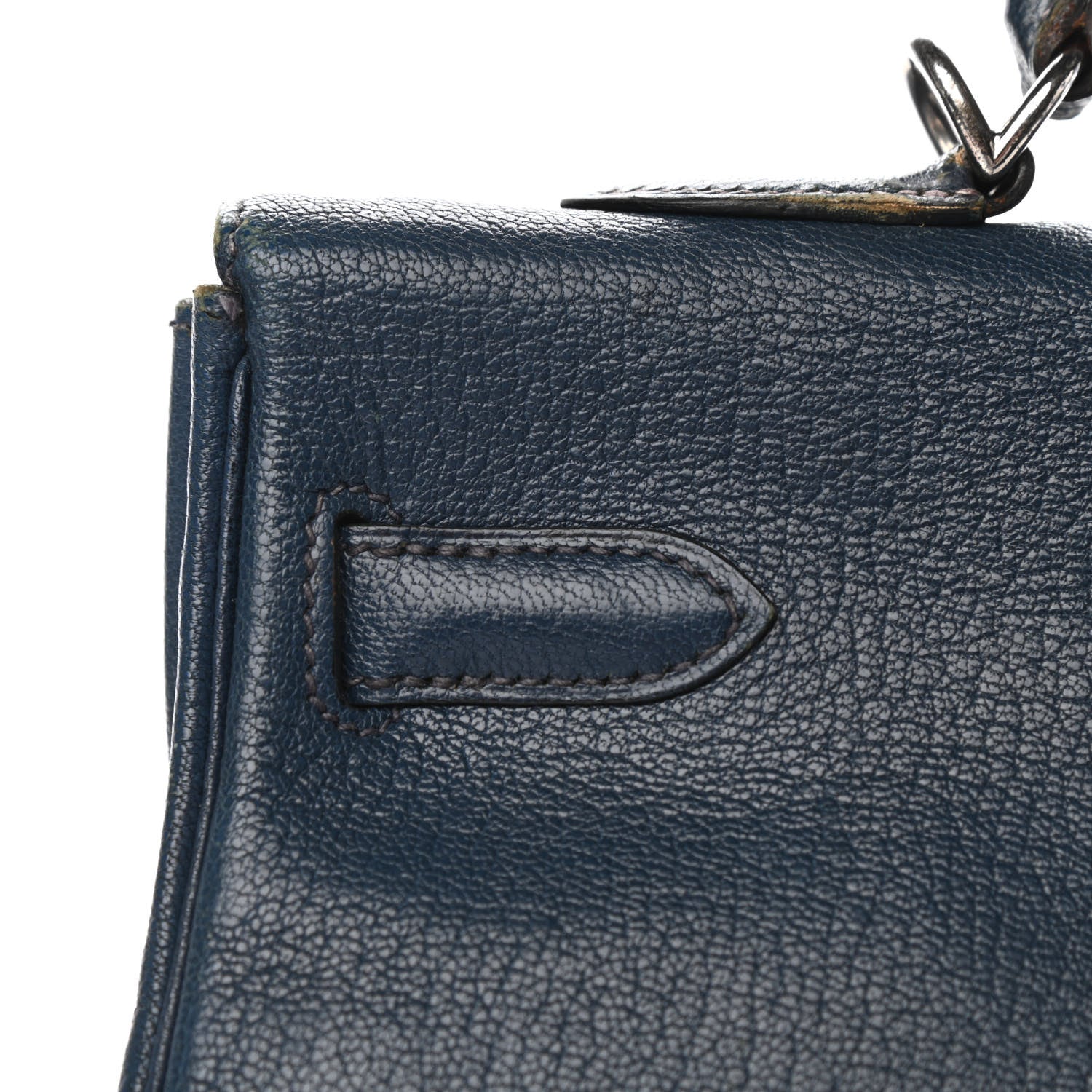 Hermes Chevre De Coromandel Kelly Retourne 35 Bleu De Prusse 12 of 41