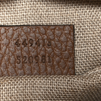 Gucci Monogram Mini Bree Messenger Bag Beige Tabacco 7 of 11