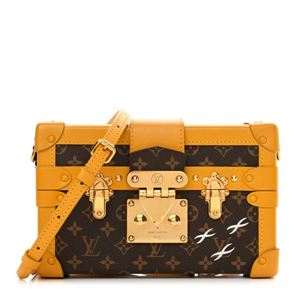 Louis Vuitton Monogram Petite Malle Brown Yellow 1 of 15