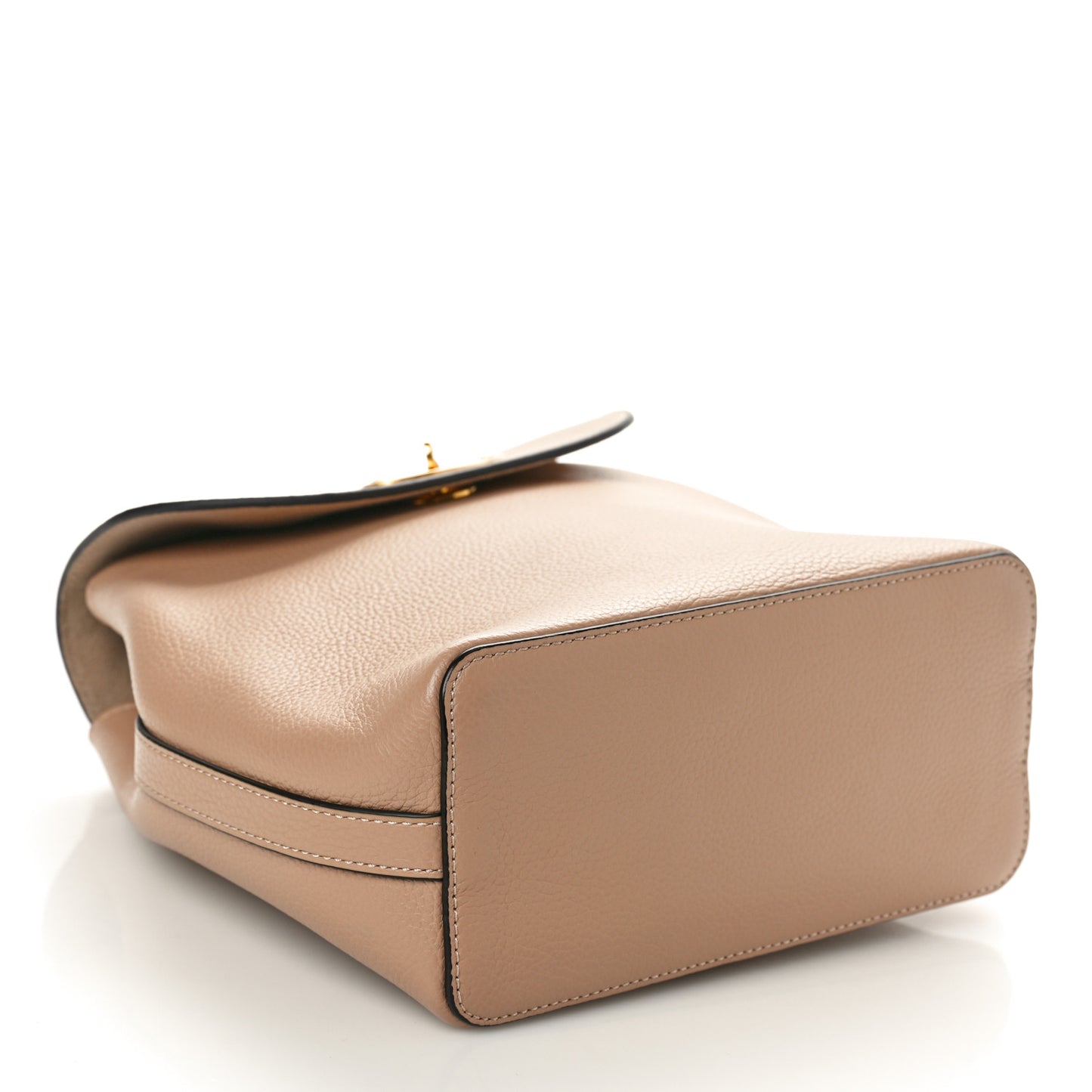 Classic Grain Calfskin Mini Bayswater Backpack Blush