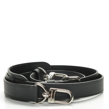 Louis Vuitton Calfskin Keepall Bandouliere Adjustable Shoulder Strap Black 1 of 5