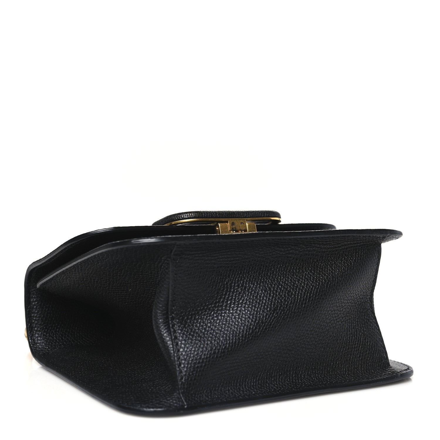 Valentino Garavani Grainy Calfskin Small VSling Shoulder Bag Black 4 of 9
