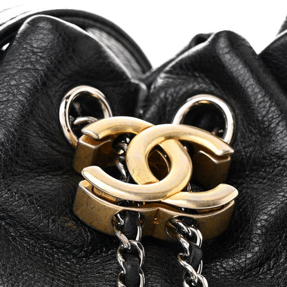 Chanel Calfskin Quilted Small Gabrielle Bucket Black 8 of 10