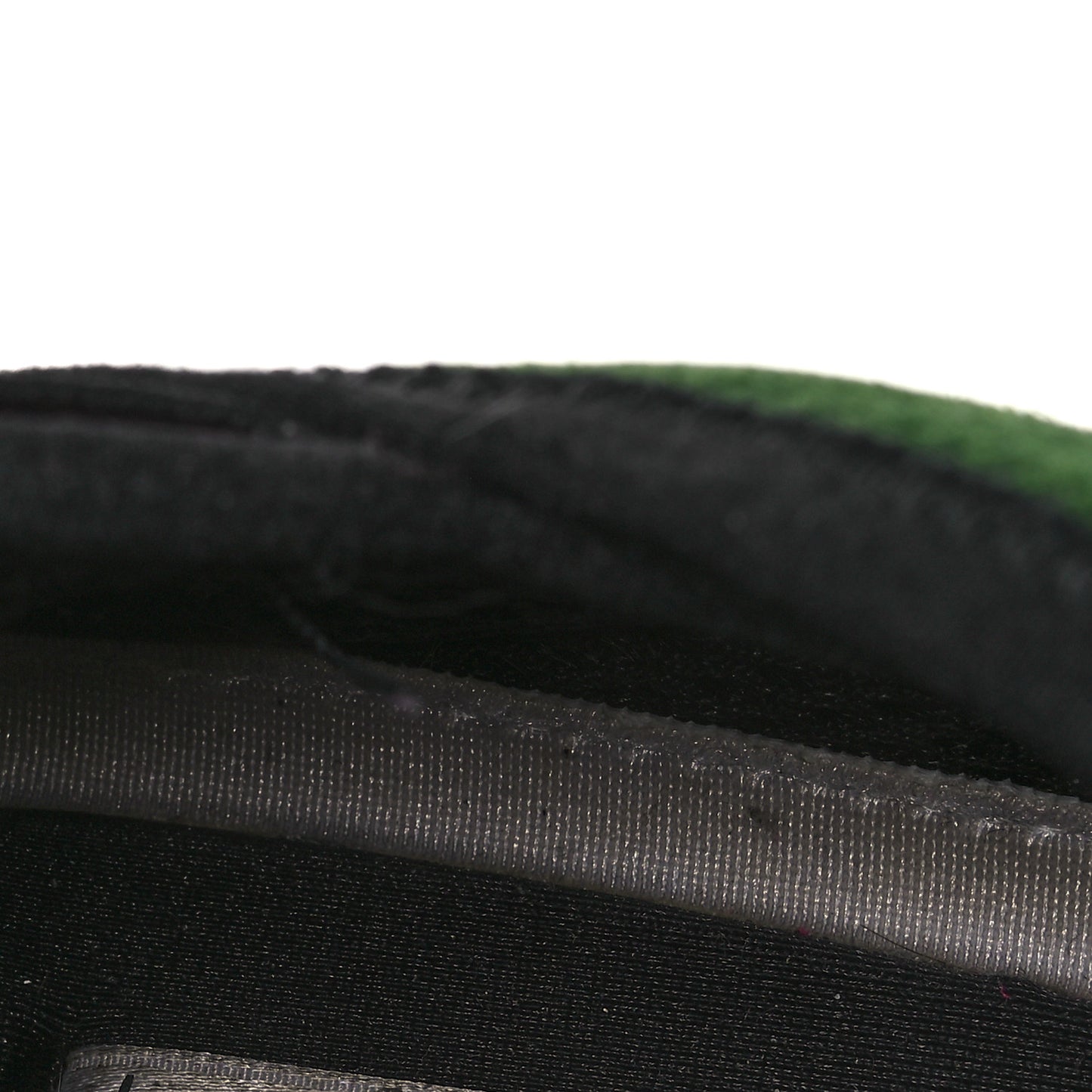 Velvet Calfskin Mixed Fibers CC Sneakers 38 Dark Pink Green