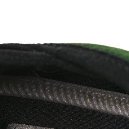 Chanel Velvet Calfskin Mixed Fibers CC Sneakers 38 Dark Pink Green 12 of 12