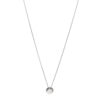 Tiffany Sterling Silver Elsa Peretti Two Carat Faceted Pendant Necklace 1 of 5