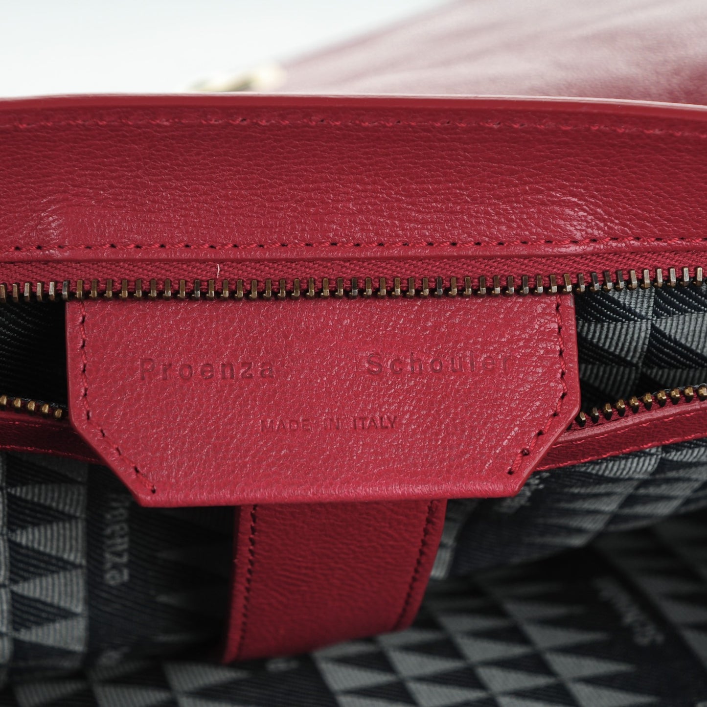 Lambskin Large PS1 Satchel Chianti