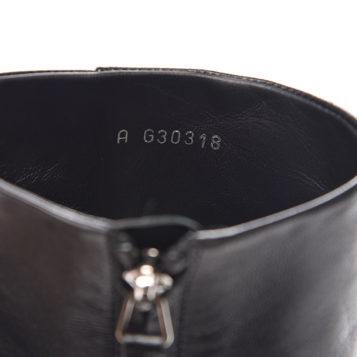 Lambskin Suede CC Platform Ankle Boots 38 Black