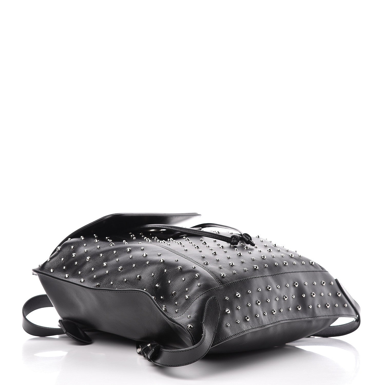 Alexander McQueen Calfskin Studded Padlock Backpack Black 5 of 12