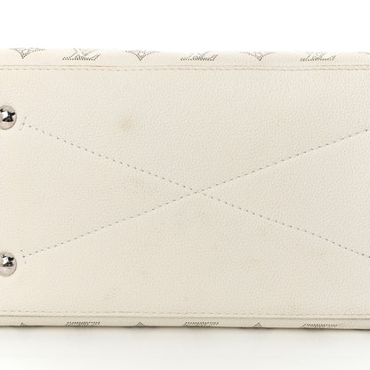 Louis Vuitton Mahina Carmel Hobo Snow 10 of 12