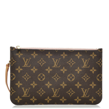Louis Vuitton Monogram Neverfull MM GM Pochette Rose Ballerine 1 of 7