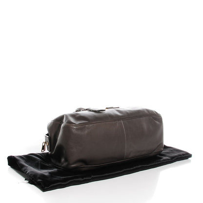 Saint Laurent Sheepskin Muse Bowler Grey 4 of 9